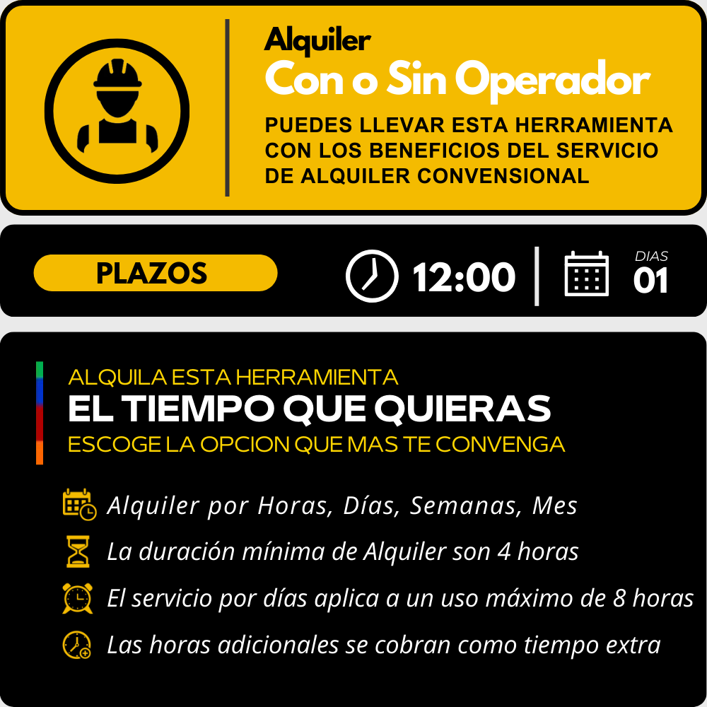 Alquiler Mezcladora de Concreto